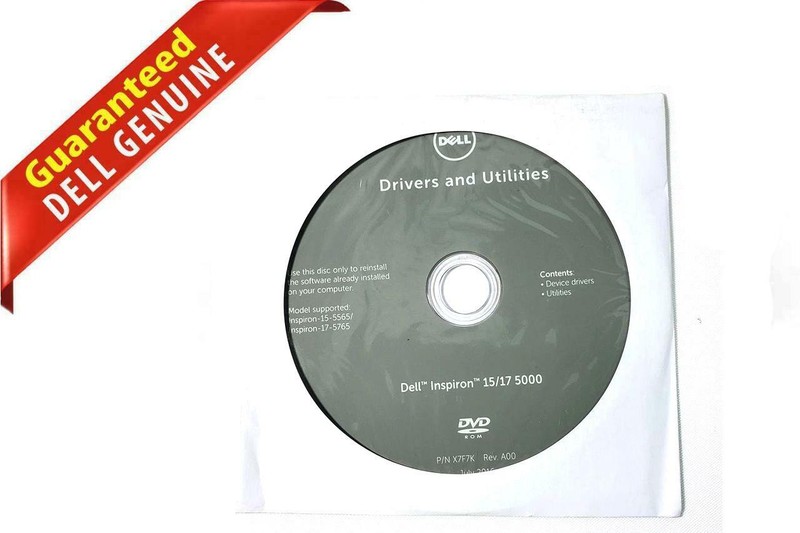 OEM Dell P36RJ Driver and Utilities DVD for Inspiron 15/17 5000 5565 5765 0P36RJ