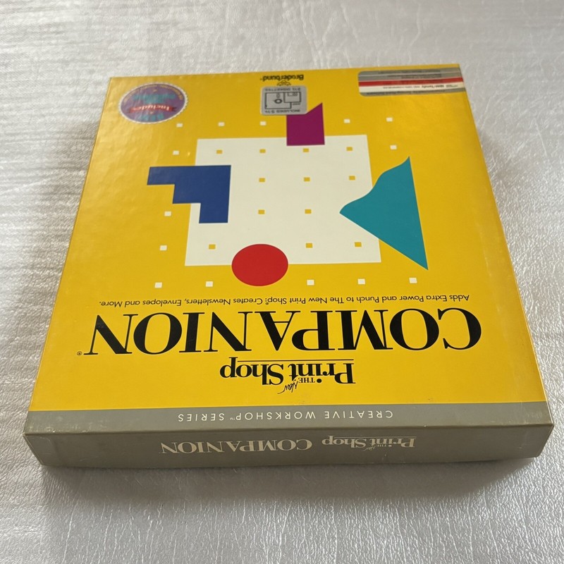 Print Shop Companion Tandy / IBM In Box gallery