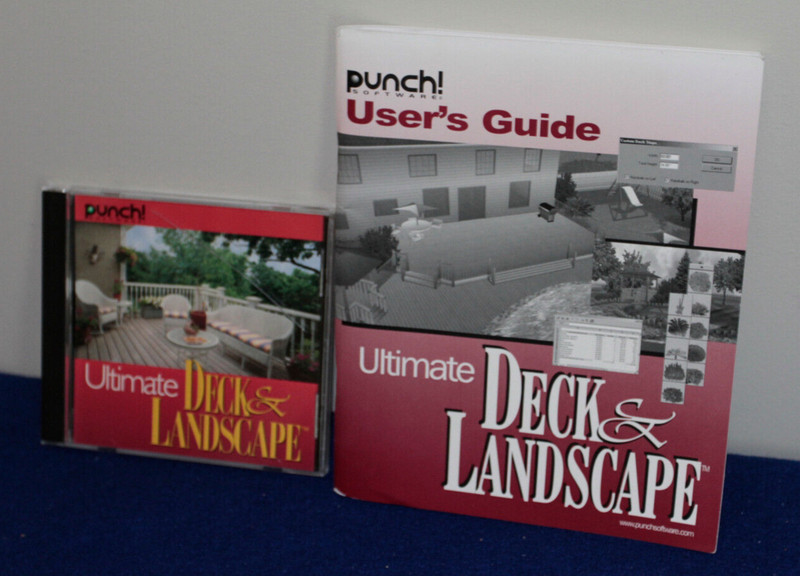 Punch: Ultimate Deck & Landscape (CD-ROM, Windows) with User Guide – Take a L@@K