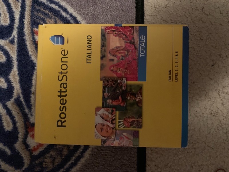 Rosetta Stone Italiano Levels 1-5 TOTALE