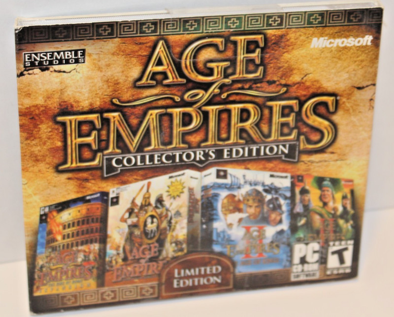 Microsoft Age of Empires Collector’s Edition PC CD-ROM New and Sealed