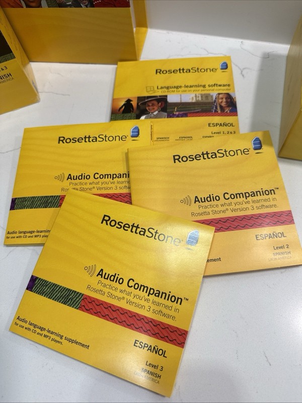 Rosetta Stone Spanish (Latin America) language learning software set gallery