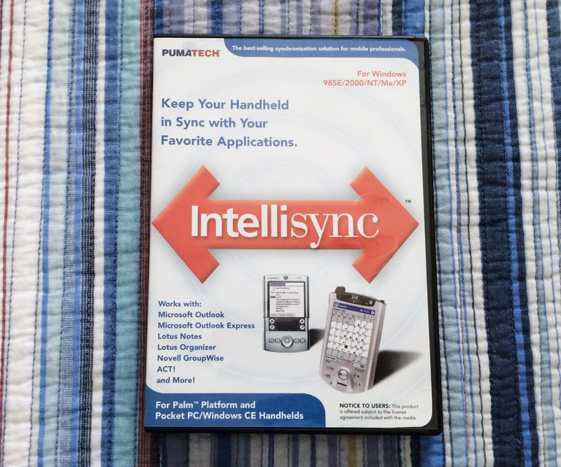 Intellisync Handheld Software Palm Pocket PC Windows CE — Win 98 2000 NT Me XP