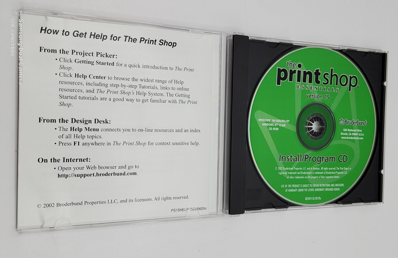 Broderbund The Print Shop Essentials v15 CD with ClickArt Graphics Windows gallery