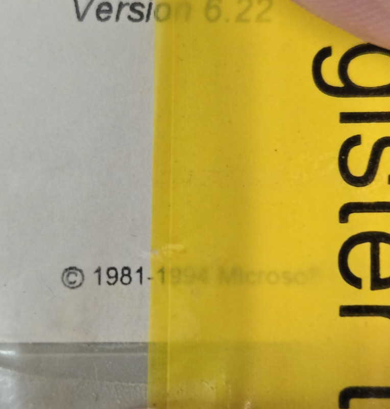 1994 Microsoft MS-DOS 6.22 Plus Enhanced Tools Genuine 3.5" Disks gallery