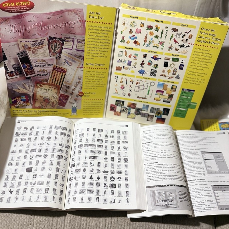VTG PrintMaster Premier Desktop Publishing Suite for Windows 95/3.1 PC CD-ROM gallery