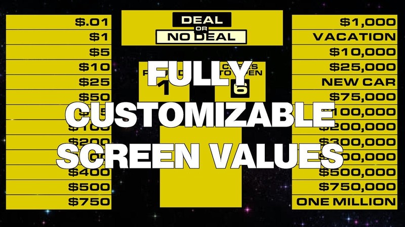 Deal or No Deal: Game Show Presentation Software for Windows | Host Your Own! gallery
