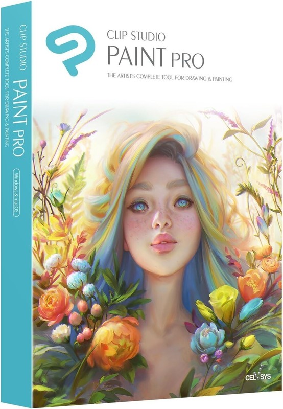 CELSYS Clip Studio Paint Pro The Artist Complete Tool for Drawing and…