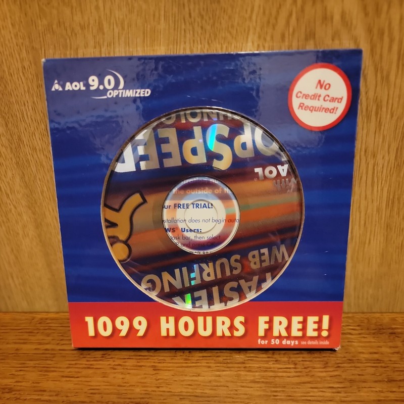 AOL 9.0 Optimized CD-ROM Sealed