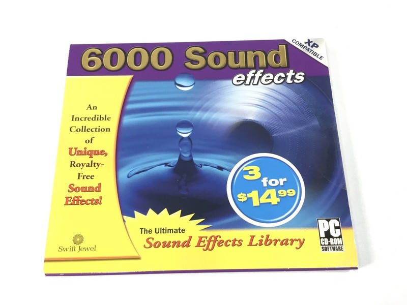 COSMI 6000 Sound Effects Windows PC CD Rom BRAND NEW SEALED ~FAST~FREE~SHIPPING~