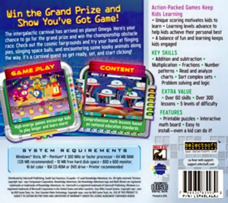 Math Blaster Ages 6-8 Edutainment for Adventurous Minds PC Software Sealed New gallery