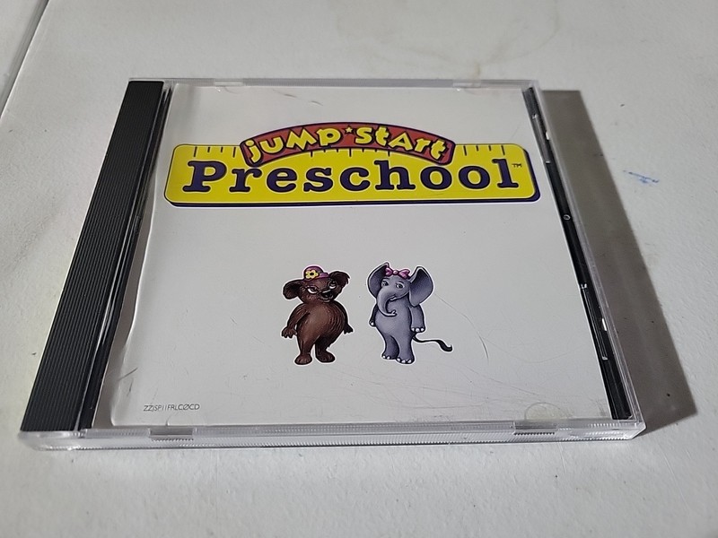 Jump Start Preschool Users Guide [CD-ROM] White Cover RARE – Learning Kids