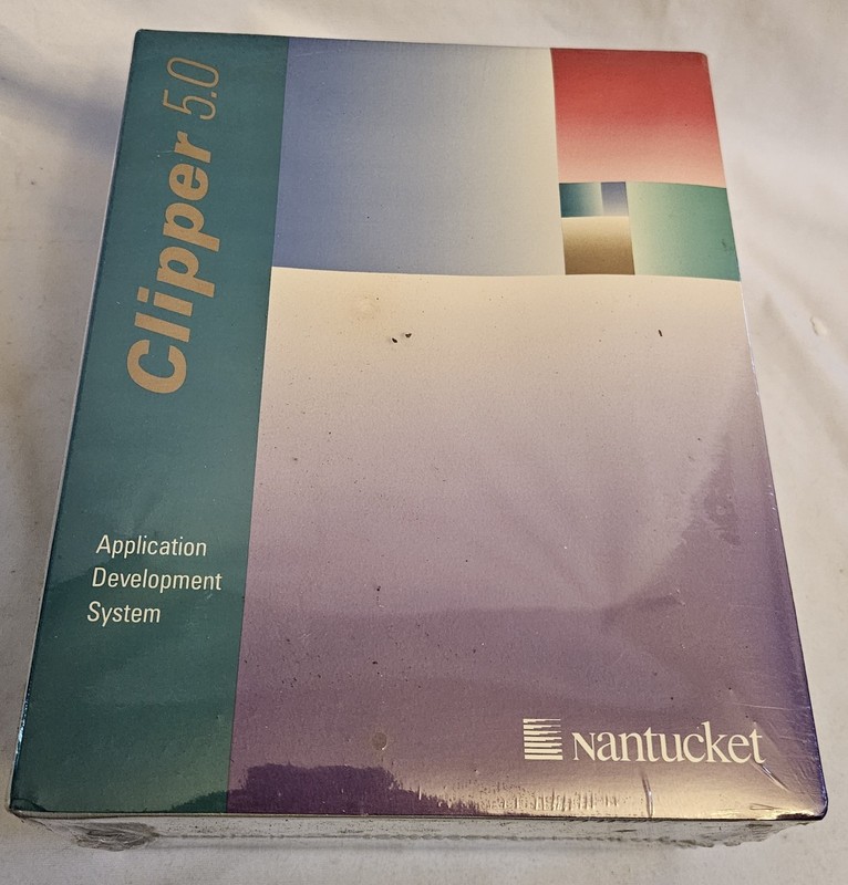 Nantucket Clipper 5.0 Application Development System MS Dos 1980 NOS