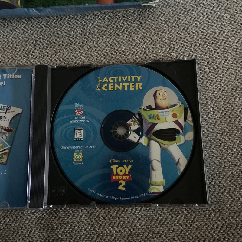 Disney Toy Story 2 Activity Center Program Manual CD ROM Educational Learning gallery