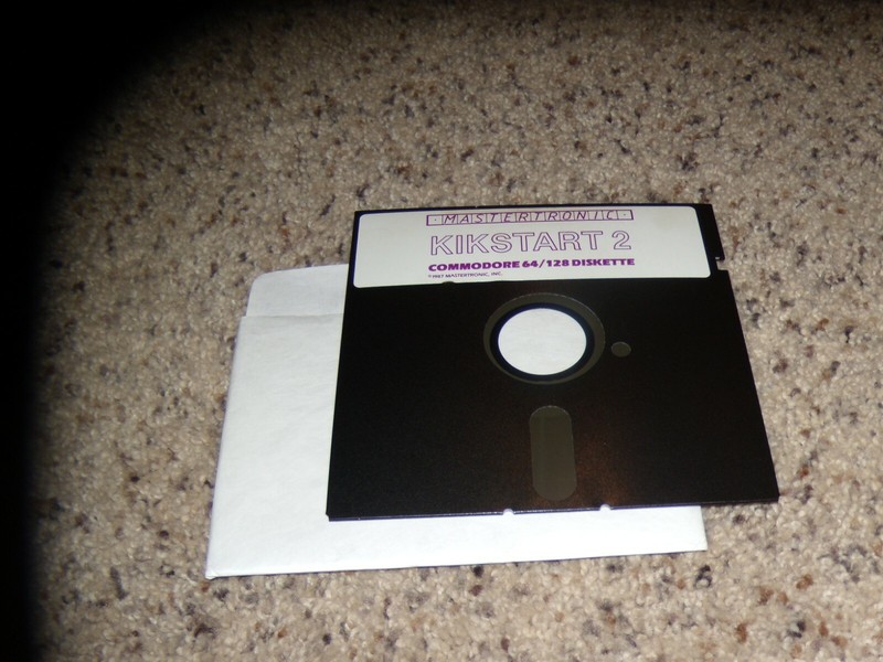 Kikstart 2 Commodore 64/128 C64 Game on 5.25″ disk