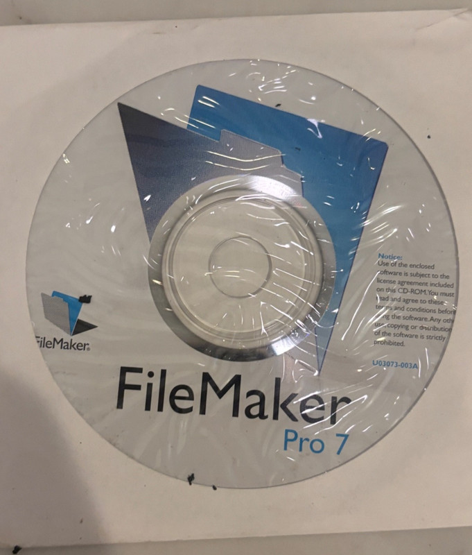File Maker Pro 7 CDROM Software Users Guide  G2U