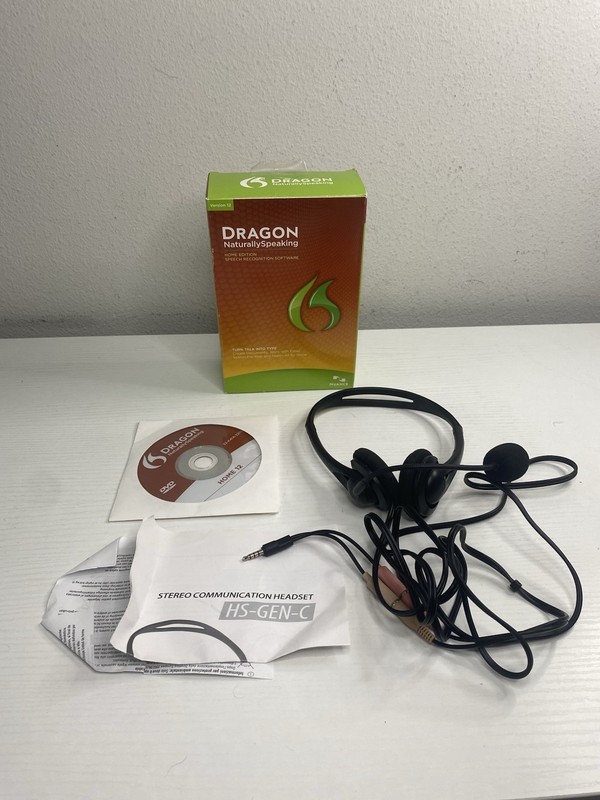 Dragon Naturally Speaking Home Edition Speech Recognition Version 12