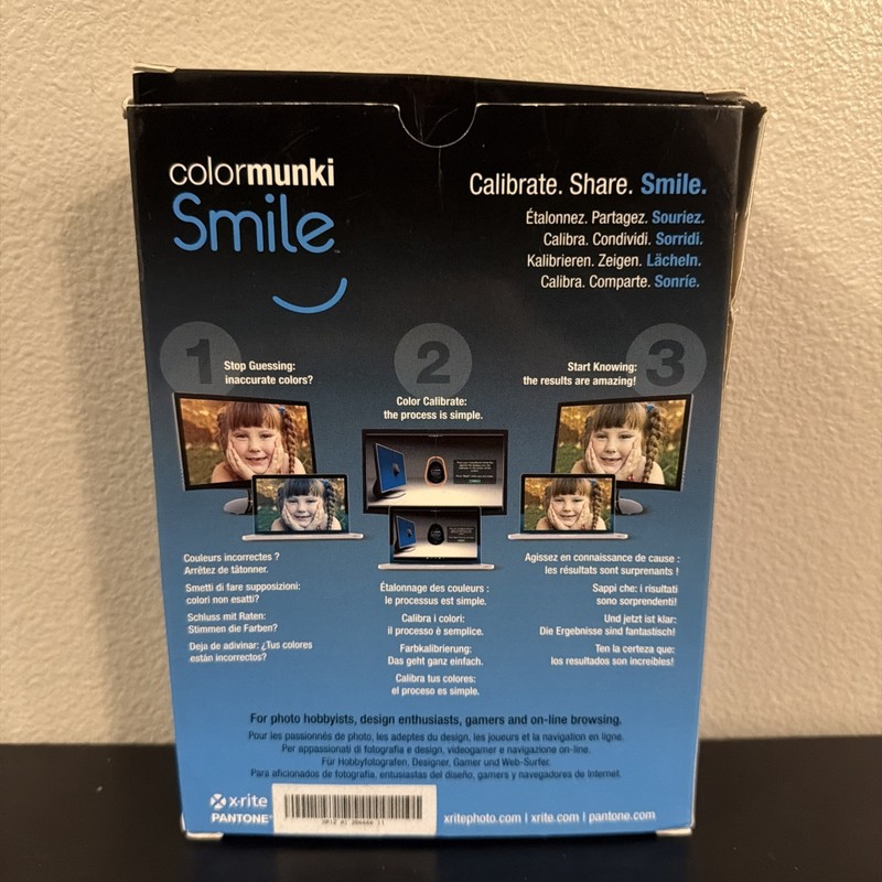X-Rite ColorMunki Smile Monitor Calibration Device For Photo & Video Editing gallery