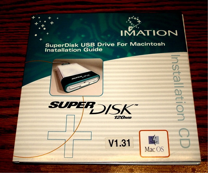 Imation SuperDisk USB Drive for Macintosh Installation Guide CD-ROM V1.31