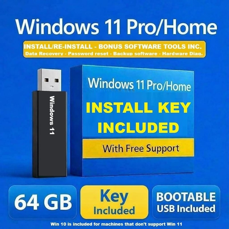 Bootable USB for Install & Reinstall Window 10 and Window 11 with Install Key... gallery