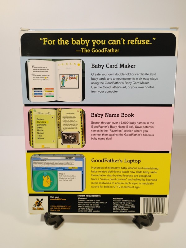 Dr. Moz “The Goodfather” Baby Skills Software for Windows or Macintosh gallery