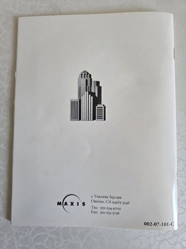 Vintage SimCity 2000 Special Edition 5.25 Floppy Disc DOS/Win/Mac CIB Big Box gallery