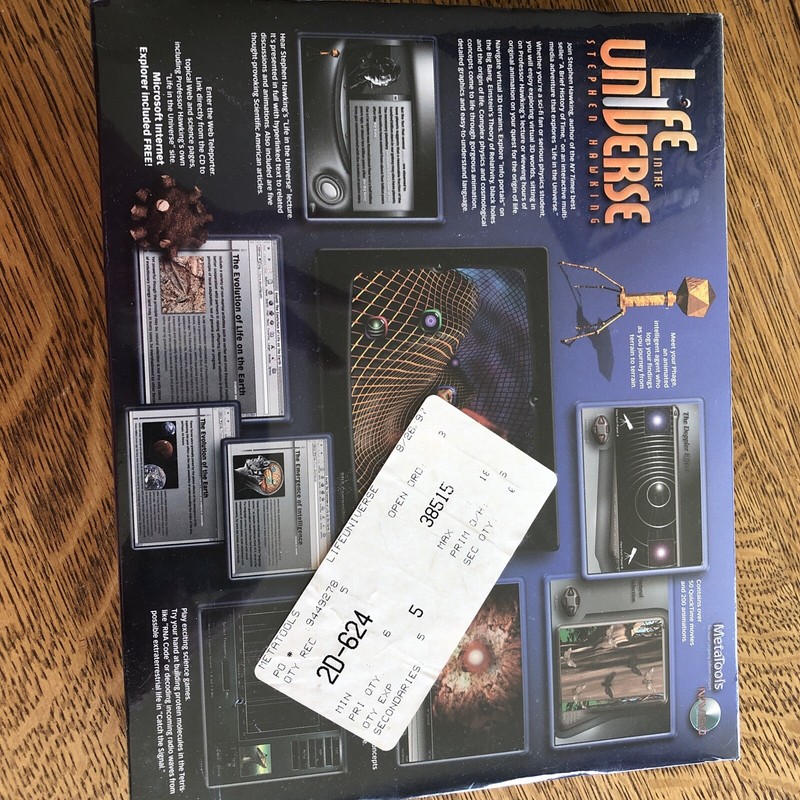 MetaTools Life in the Universe:Stephen Hawking LIF-C10-DE gallery