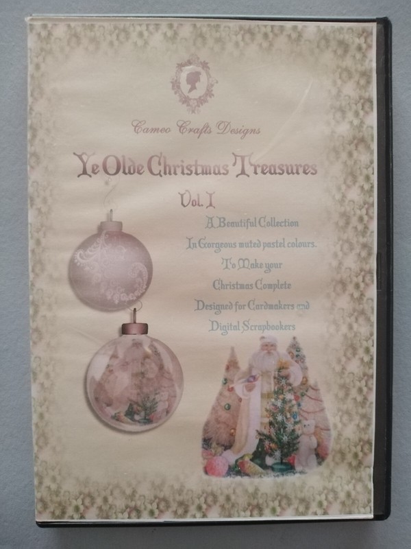 YE OLDE CHRISTMAS TREASURES, Vol.1, Papercraft CD Rom - CAMEO CRAFTS DESIGNS