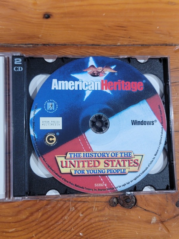 American Heritage: History Of The United States For Young People PC CD-ROM 2disc gallery
