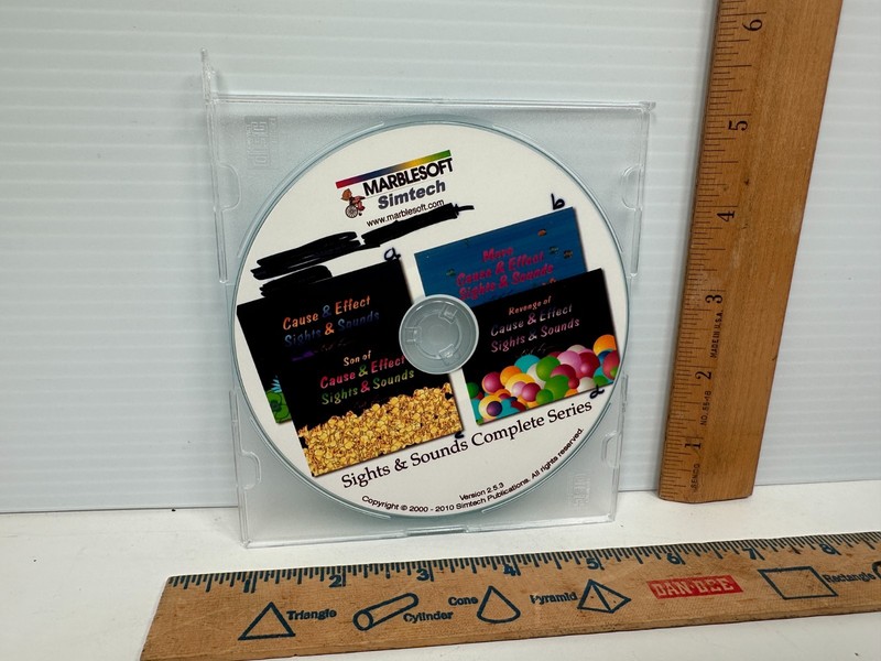 Sights & Sounds Complete Series Program Marblesoft Simtech for Special Children
