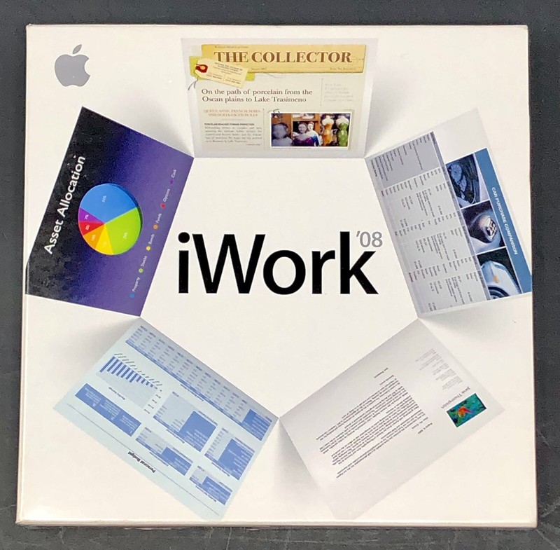 Apple Mac iWork ’08 — Includes Keynote, Pages, Numbers – Retail-Boxed