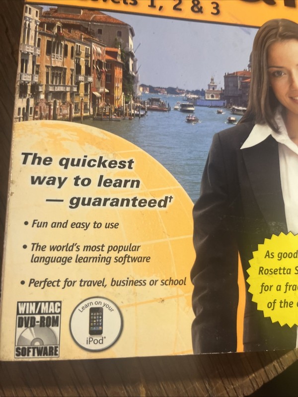 Instant Immersion Italian Language Levels 1-3 DVD For Mac/windows New In Box gallery