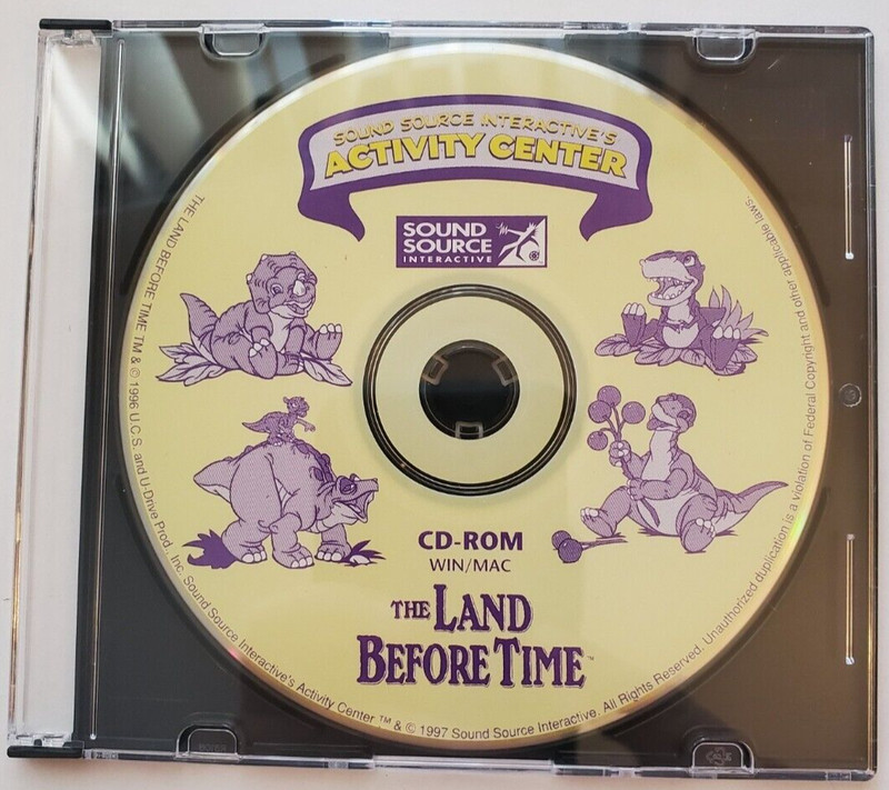The Land Before Time, Activity Center, PC CD-ROM Disc Only