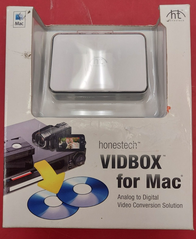 Honestech Vidbox For Mac Analog to Digital Video Conversion Solution *NEW*