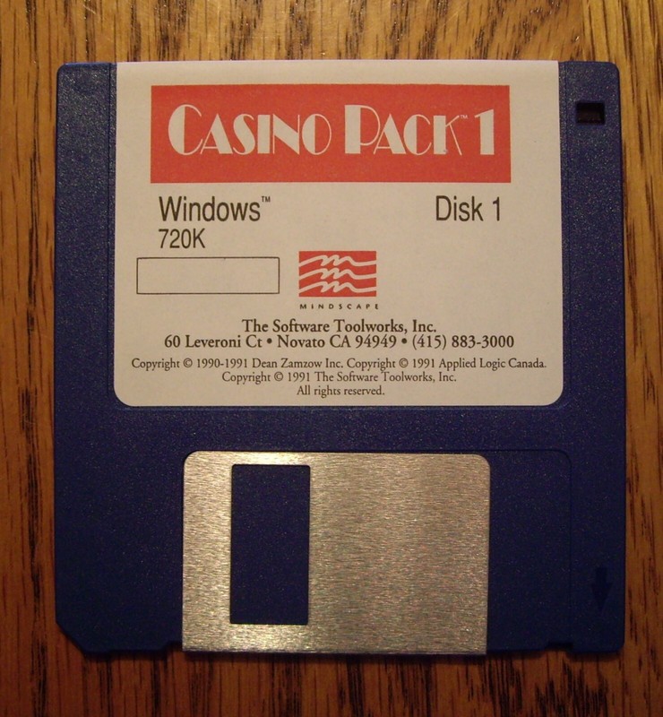 Casino Pack 1 - 3.5" disk & user's guide - Poker - Roulette - Keno - Blackjack gallery