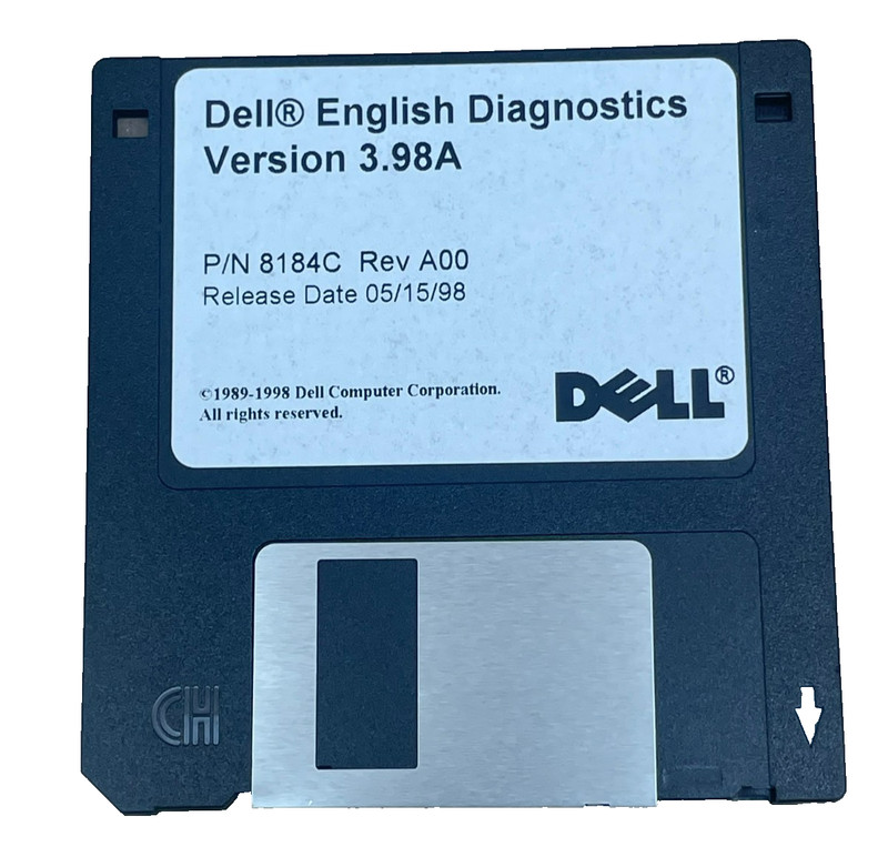 Dell English Diagnostics Version 3.98A P/N 8184C Rev A00 gallery
