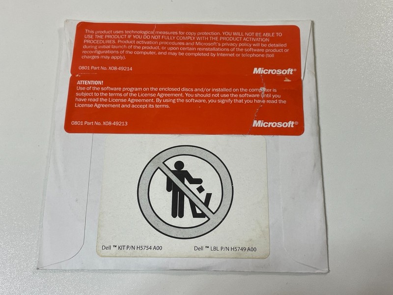 Dell Pocket PC 2003 Premium with Outlook 2002 - COA And CD-ROM Disc - NEW SEALED gallery