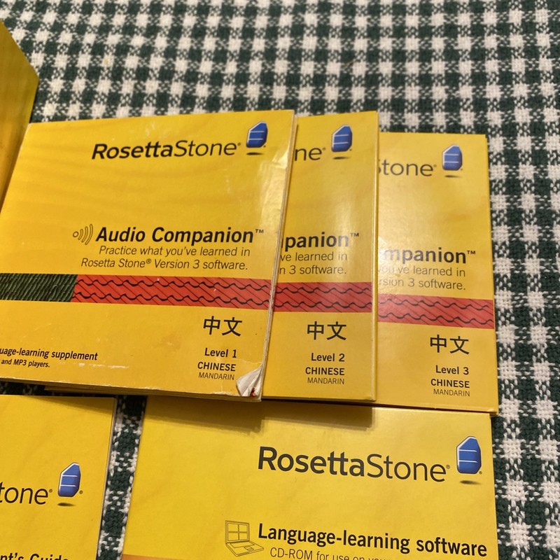 Rosetta Stone Chinese Version 3 Levels 1-3 w/ CD-ROM Discs & Audio Companion CDs gallery