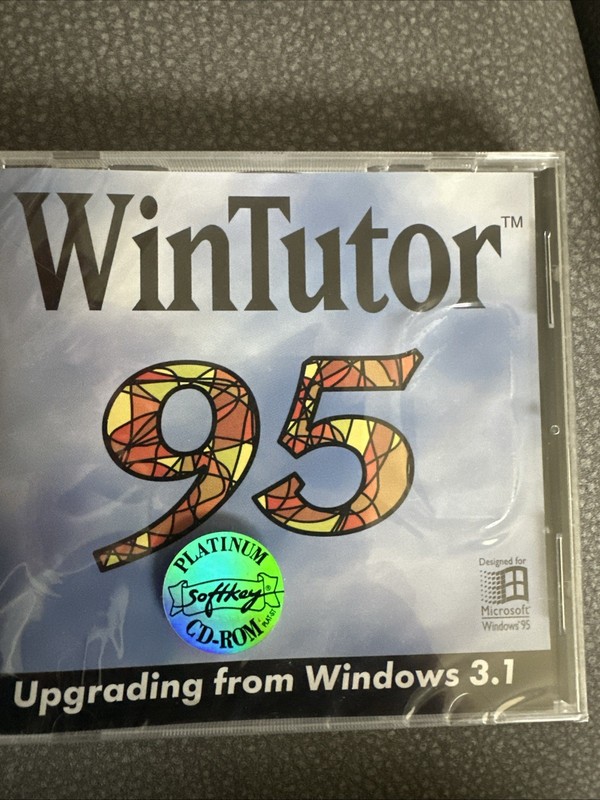 WIN TUTOR 95 (PC CD-ROM in Jewel Case) 1995, Brand New Factory Sealed gallery