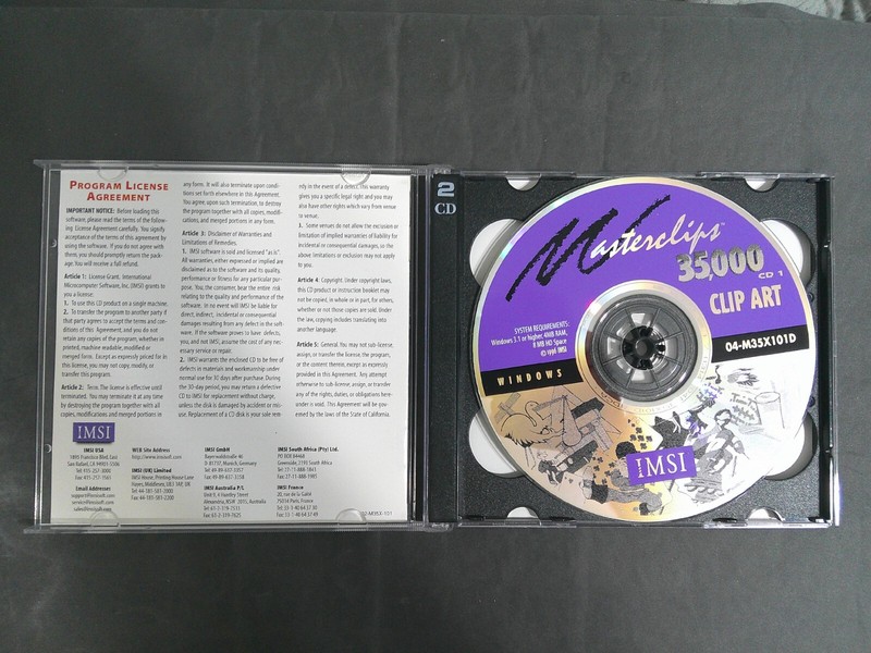 Software PC Masterclips 35000 Premium Image Collection 2 CDs - Win 3.1 or Higher gallery