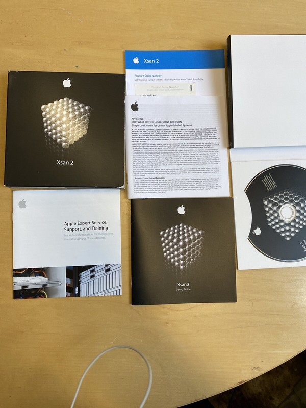Apple Xsan 2 Retail MB081Z/A Software MultiSAN Share Files Fiber Speed OS X