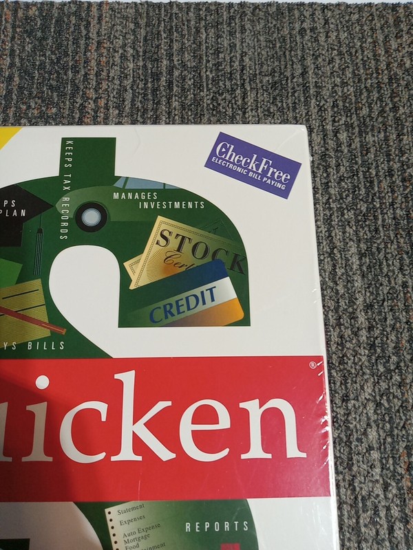 NEW SEALED VTG Intuit Quicken 6 for DOS Accounting Bookkeeping Personal Finance gallery