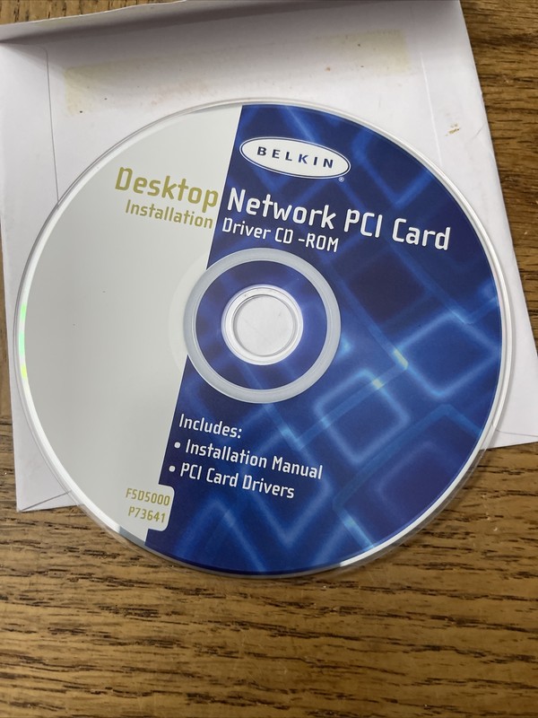 Belkin Desktop Network PCI PC Software gallery