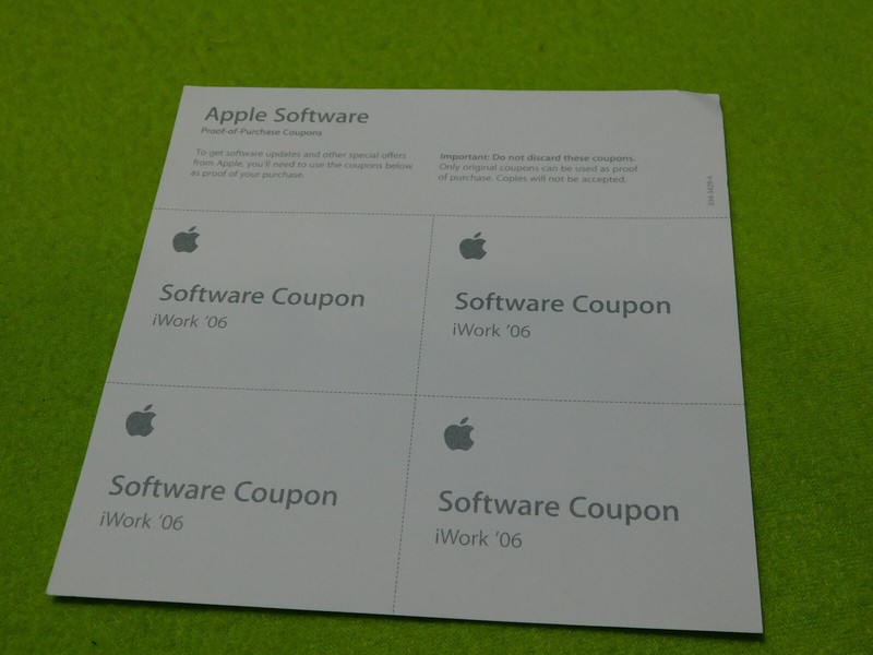 iWork 06 CD Plus 2 Booklets and More, Includes Orig. Box and Codes. Untested gallery