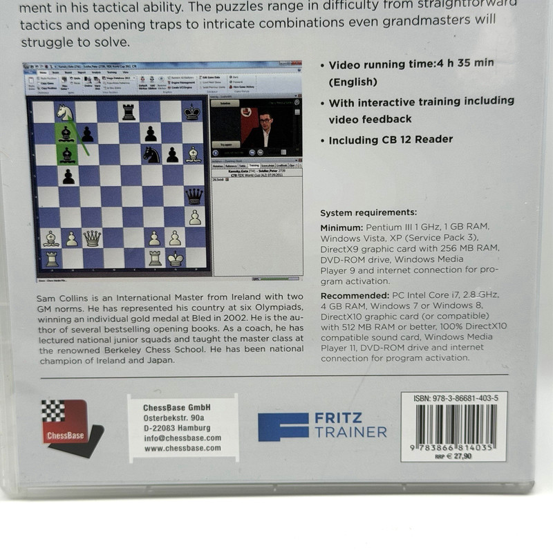 Fritz Trainer - Tactic Toolbox: Ruy Lopez/Spanish Opening - Sam Collins DVD-ROM gallery