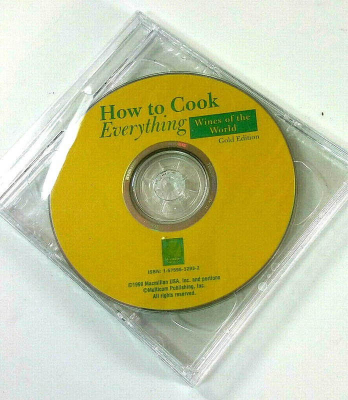 Factory Sealed How to Cook Everything Wines of the World Gold Edition & Software