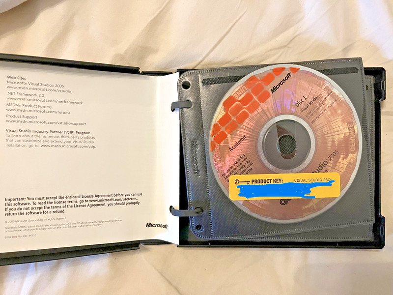 Microsoft Visual Studio 2005 Professional Edition Full Version Academic MSDN gallery