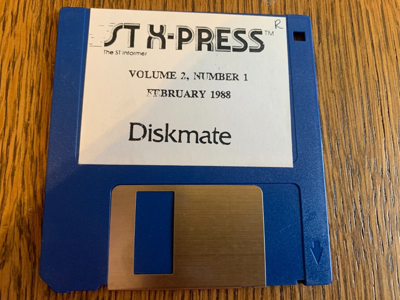 ATARI ST X-PRESS INFORMER FEBRUARY 1988 VOLUME 2 NUMBER 1 FLOPPY DISK 3.5 TESTED