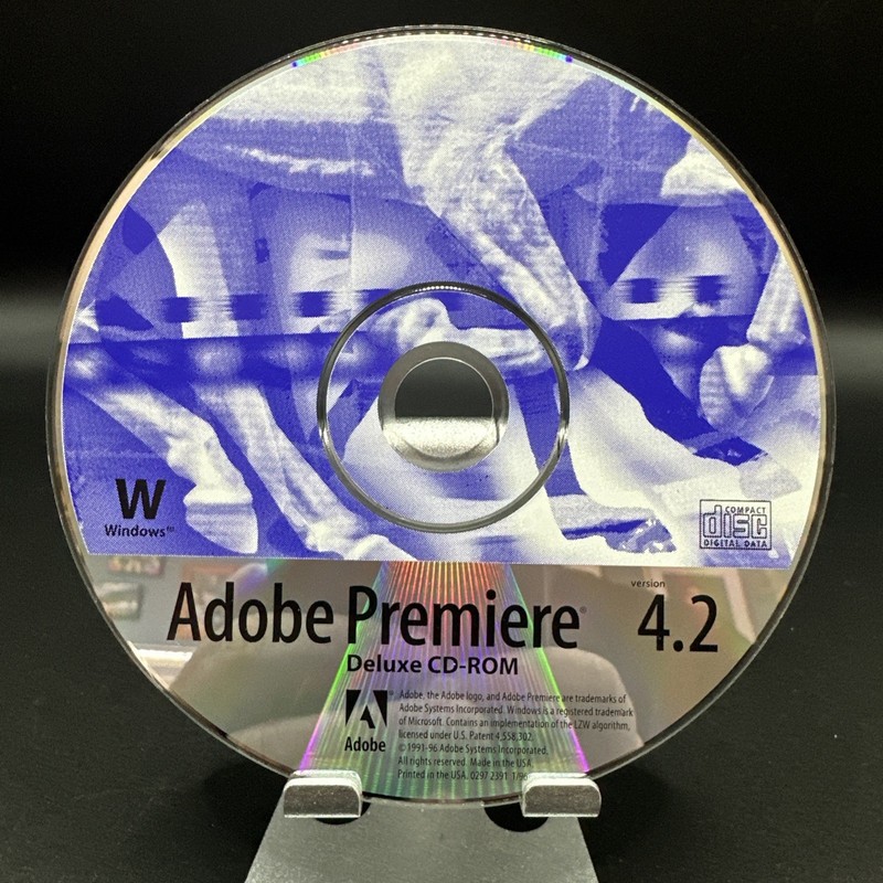 Adobe Premiere 4.2 for Windows Deluxe CD ROM Vintage Software Genuine Original gallery