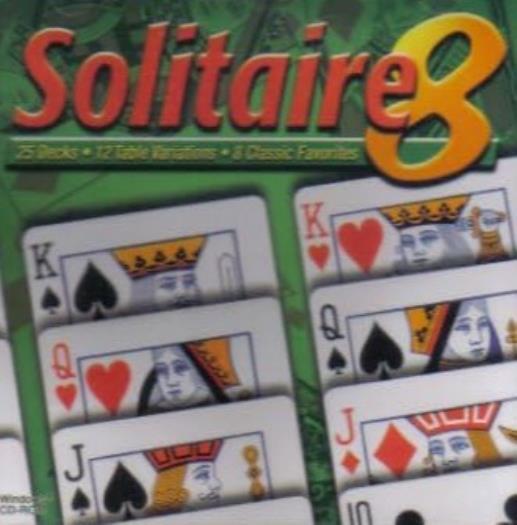 Solitaire 8 PC CD Auld Lang Syne Granny’s Clock Klondike Magic Carpet card game
